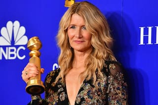 Globos de Oro: Laura Dern le dedicó entre risas su premio a los abogados
