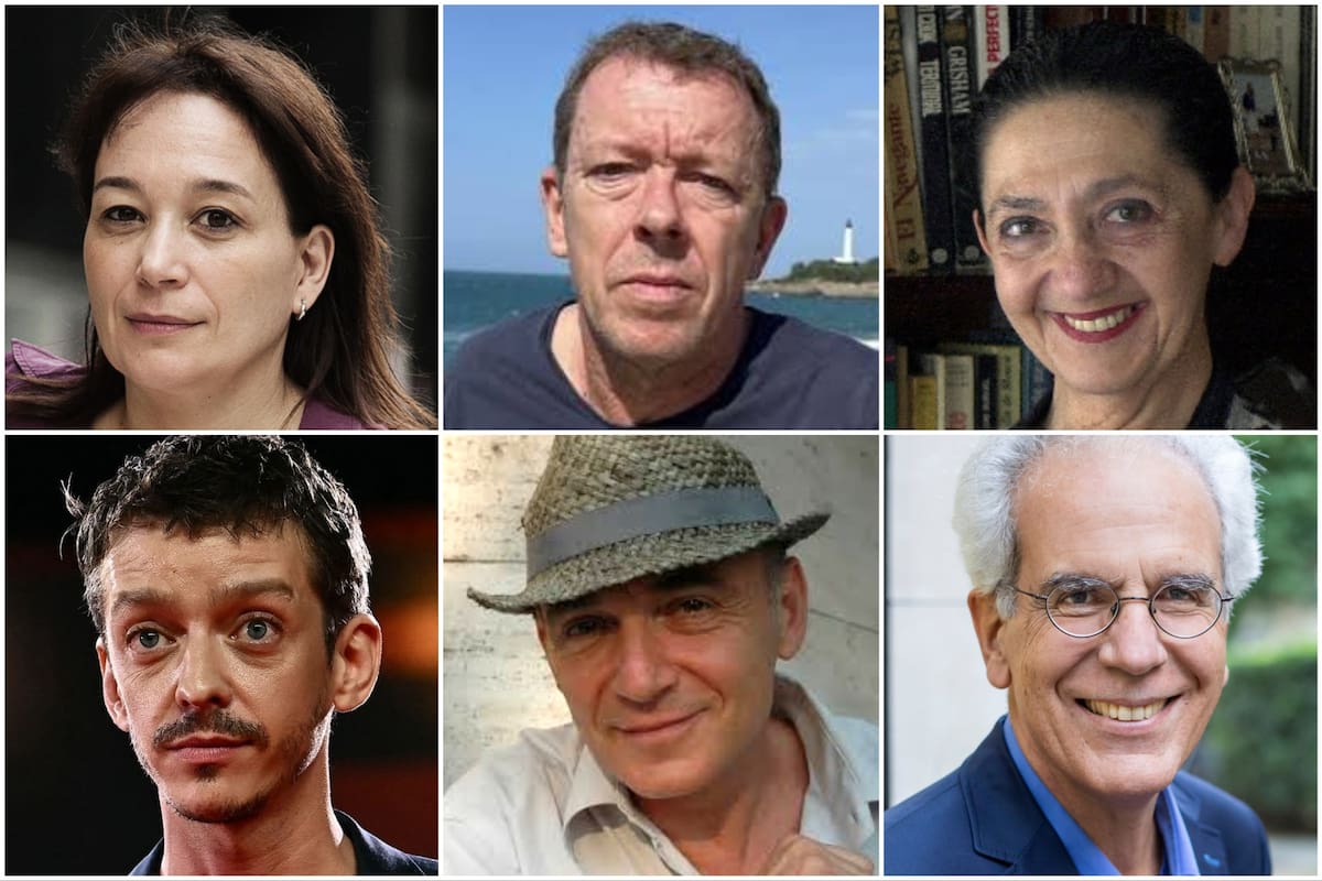 Laura Alcoba, Olivier Compagnon, Alicia Dujovne Ortiz, Nahuel Pérez Biscayart, Eduardo Makaroff y Pierre Dardot