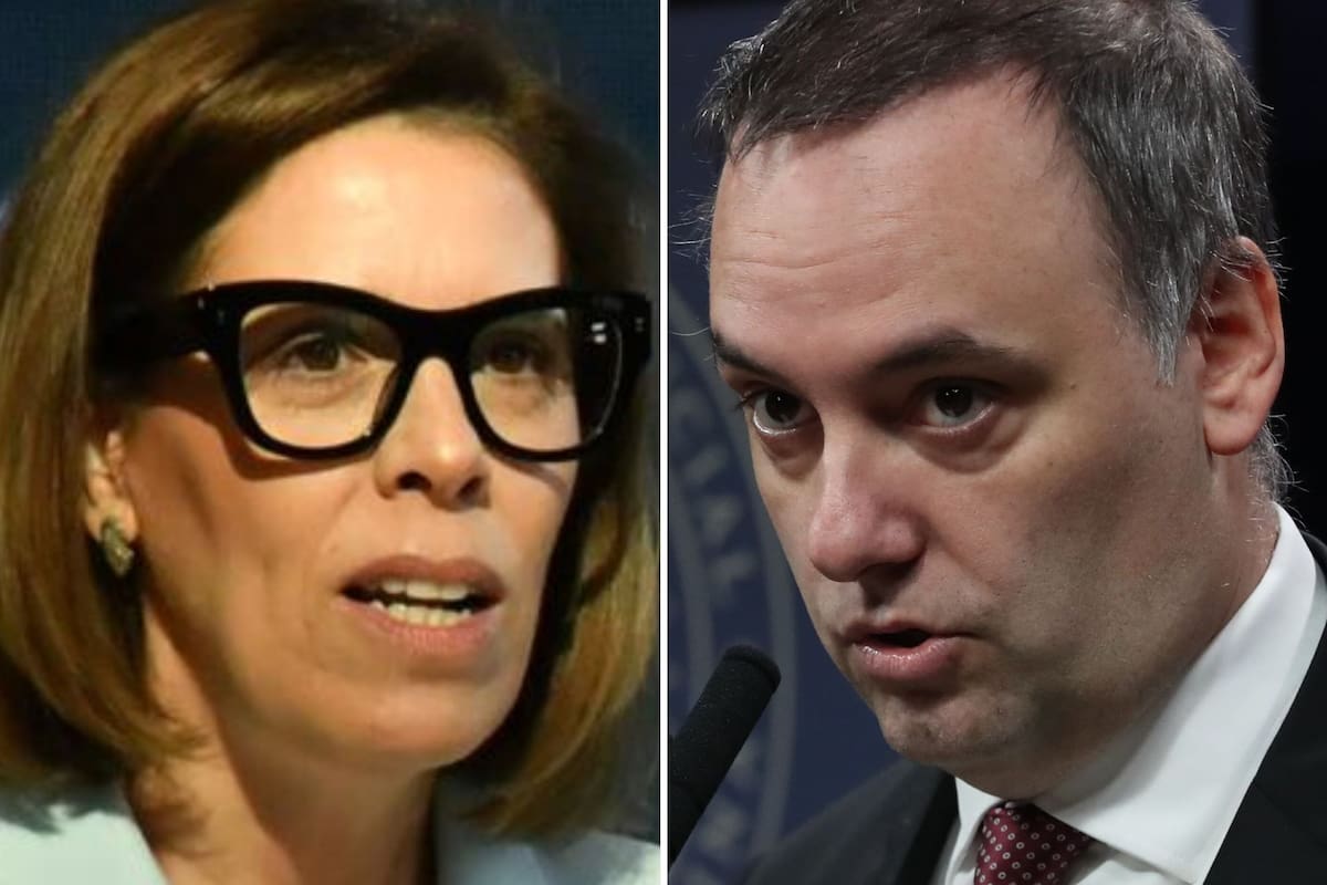 Laura Alonso y Manuel Adorni