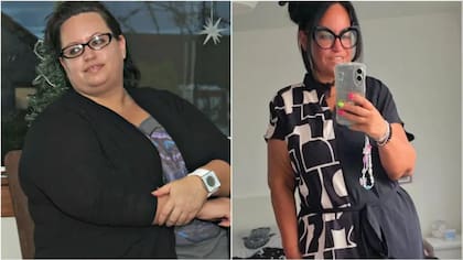 Laura contó que tras la pérdida de peso puede lucir los vestidos como antes