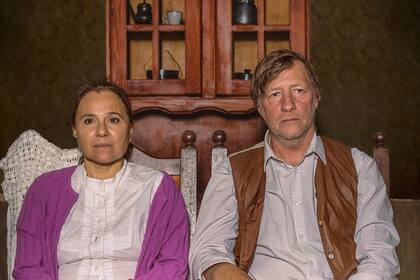 Laura Cristal y Ernesto Falcke, en Paisaje