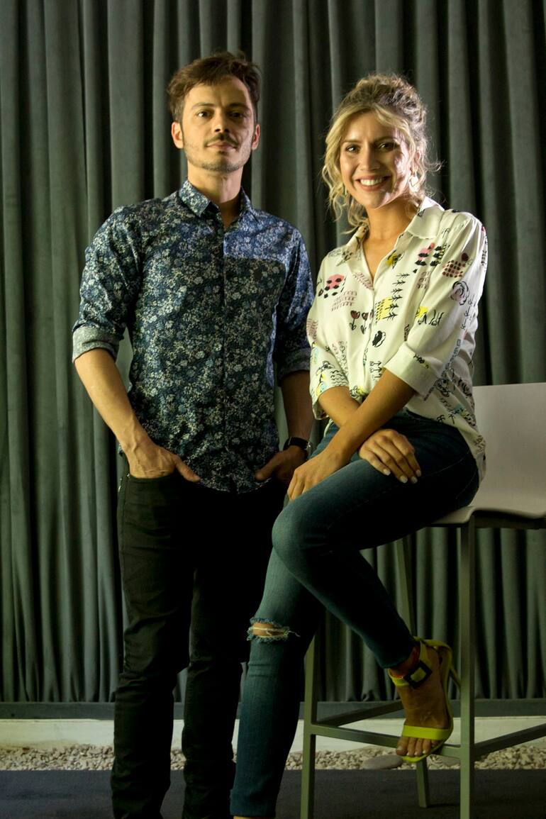 Laura Fernández y Tomás Fonzi