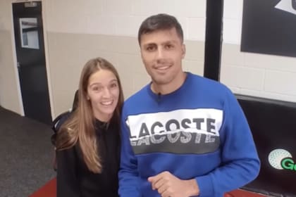 Laura Iglesias y Rodri mantienen un bajo perfil, pero no dudan en mostrarse juntos y enamorados en la cancha o en eventos (Foto: Manchester City)