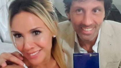 Laura Miller junto a su esposo Nicolás Traut