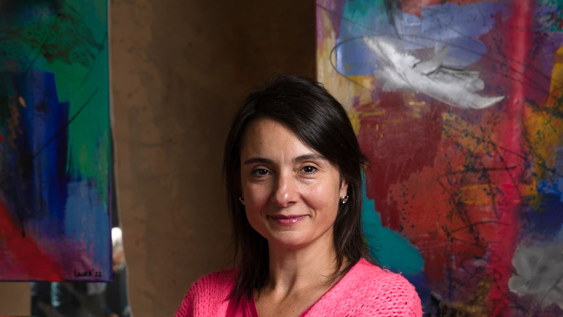 Laura Notari dejó su carrera de contadora para dedicarse al arte