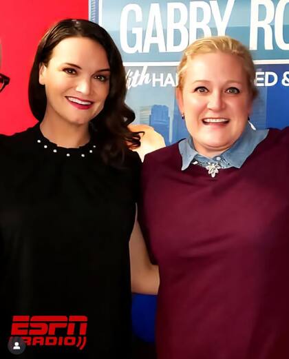 Laura Orrico en entrevista con Hannah Stanley de ESPN (Instagram/@lauraorricopr)