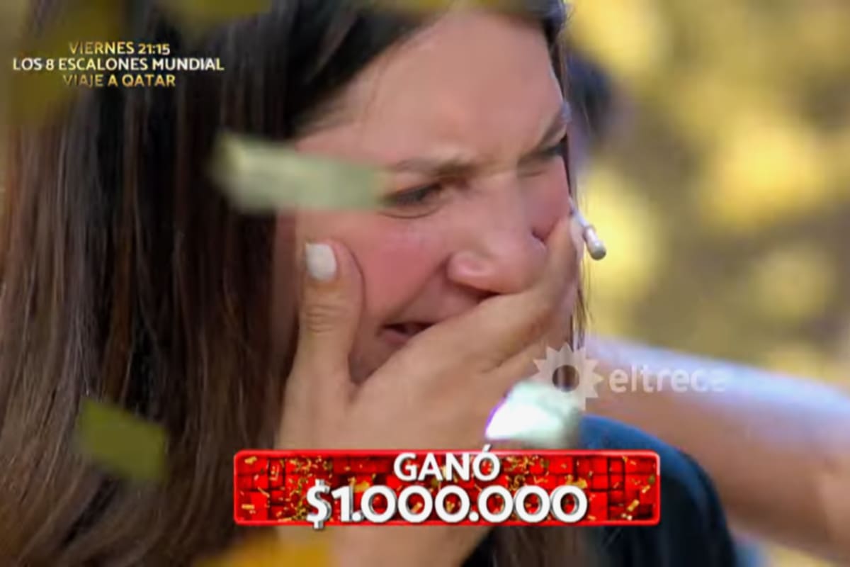 Laura participó de los 8 escalones del millón y logró llevarse el premio (Foto: Captura de video)