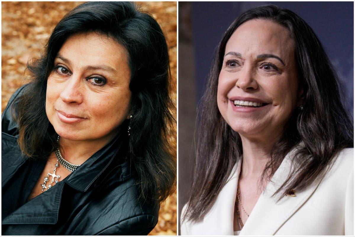 Laura Restrepo y María Corina Machado