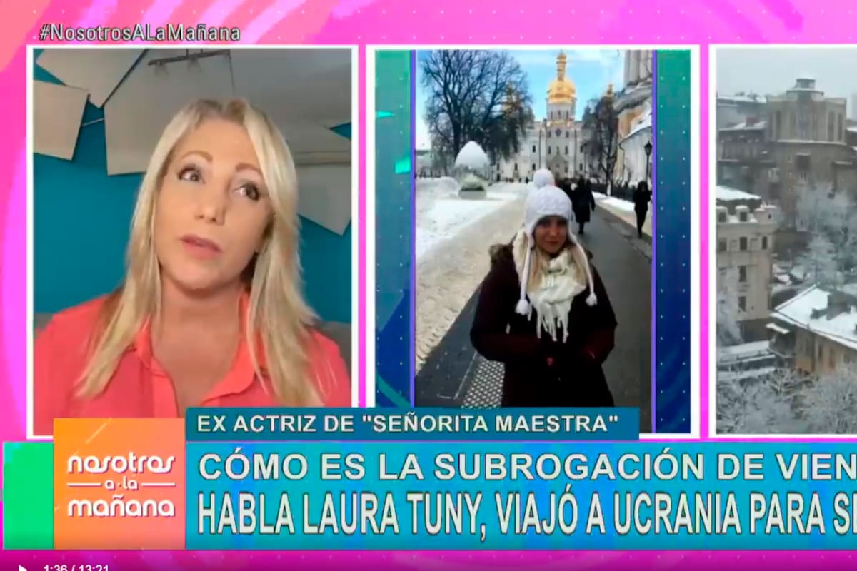 Laura Tuny contó su experiencia en Ucrania, país al que viajó hace unos años para ser madre