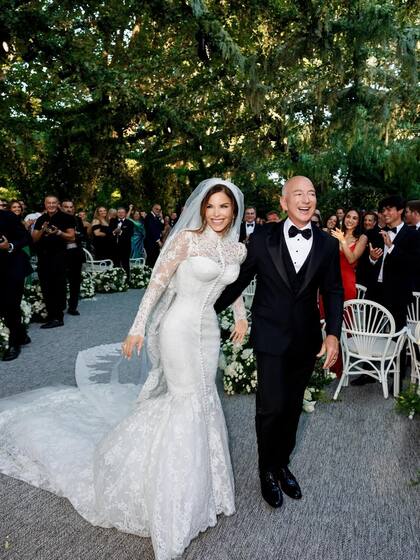 Lauren Sánchez y Jeff Bezos se casaron en Venecia