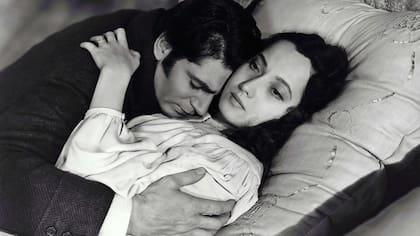 Laurence Olivier y Merle Oberon en la versión de 1939 de Cumbres borrascosas