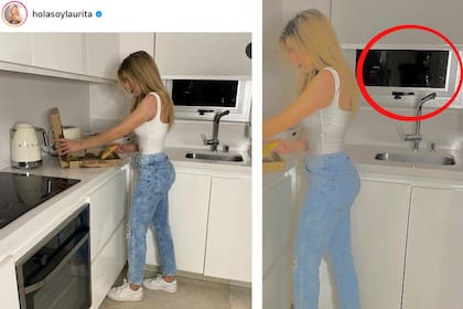 Laurita Fernández y el reflejo de una foto que mostró que estaba con Nicolás Cabré