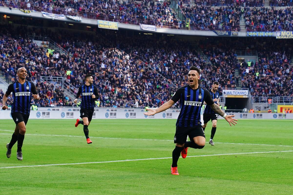 Lautaro celebró con todas sus ganas, pero se lo anularon