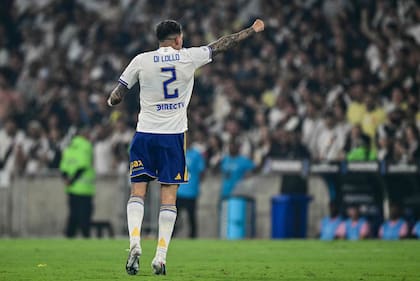Lautaro Di Lollo anotó el 1 a 0 de Boca ante Vasco da Gama en el estadio Maracaná