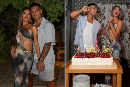 Lautaro disfrutó de su fiesta de cumpleaños junto a su esposa Agustina Gandolfo
