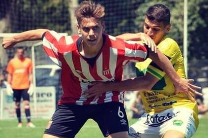 Lautaro Iparraguirre y Juan Foyth, en acción en juveniles