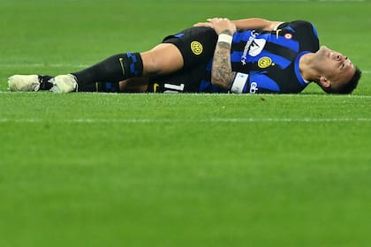 Lautaro Martínez, con dolores que se repiten