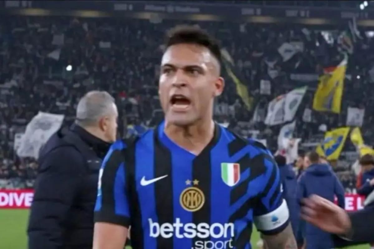 Lautaro Martínez deberá pagar una multa tras haber proferido una expresión blasfema durante la derrota 1-0 ante Juventus