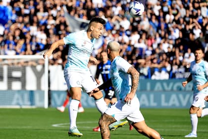 Lautaro Martínez fue titular en la victoria de Inter frente a Atalanta en Bergamo