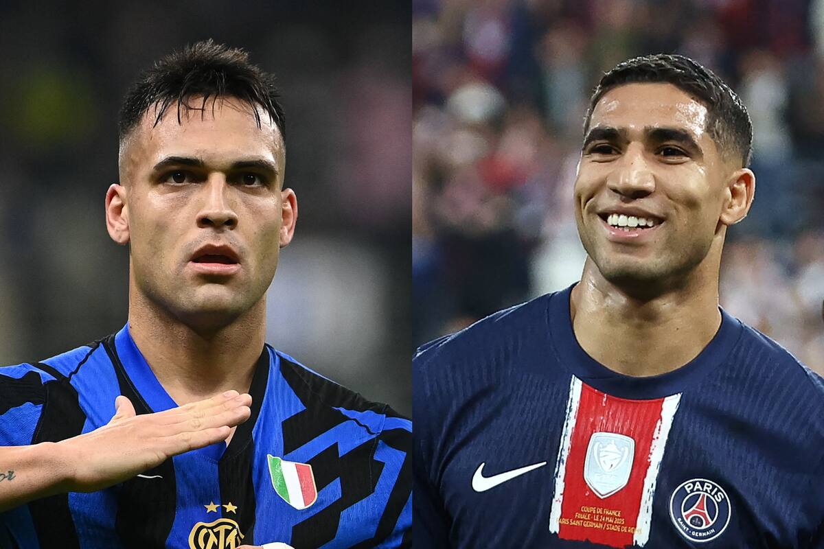 Lautaro Martínez y Achraf Hakimi son dos de las principales figuras de Inter y PSG, respectivamente; serían titulares en la final