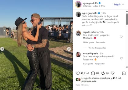 Lautaro Martínez y Agustina Gandolfo abrieron un nuevo local gastronómico, esta vez en Mendoza, la provincia natal de la modelo