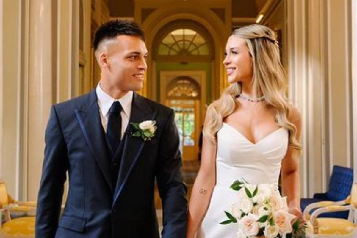 Lautaro Martínez y Agustina Gandolfo celebraron su amor con una megafiesta de casamiento con estrellas de la selección argentina, una vista de ensueños y cambios de look