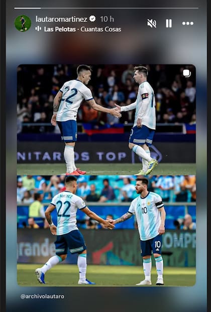 Lautaro Martínez y su mensaje para el capitán