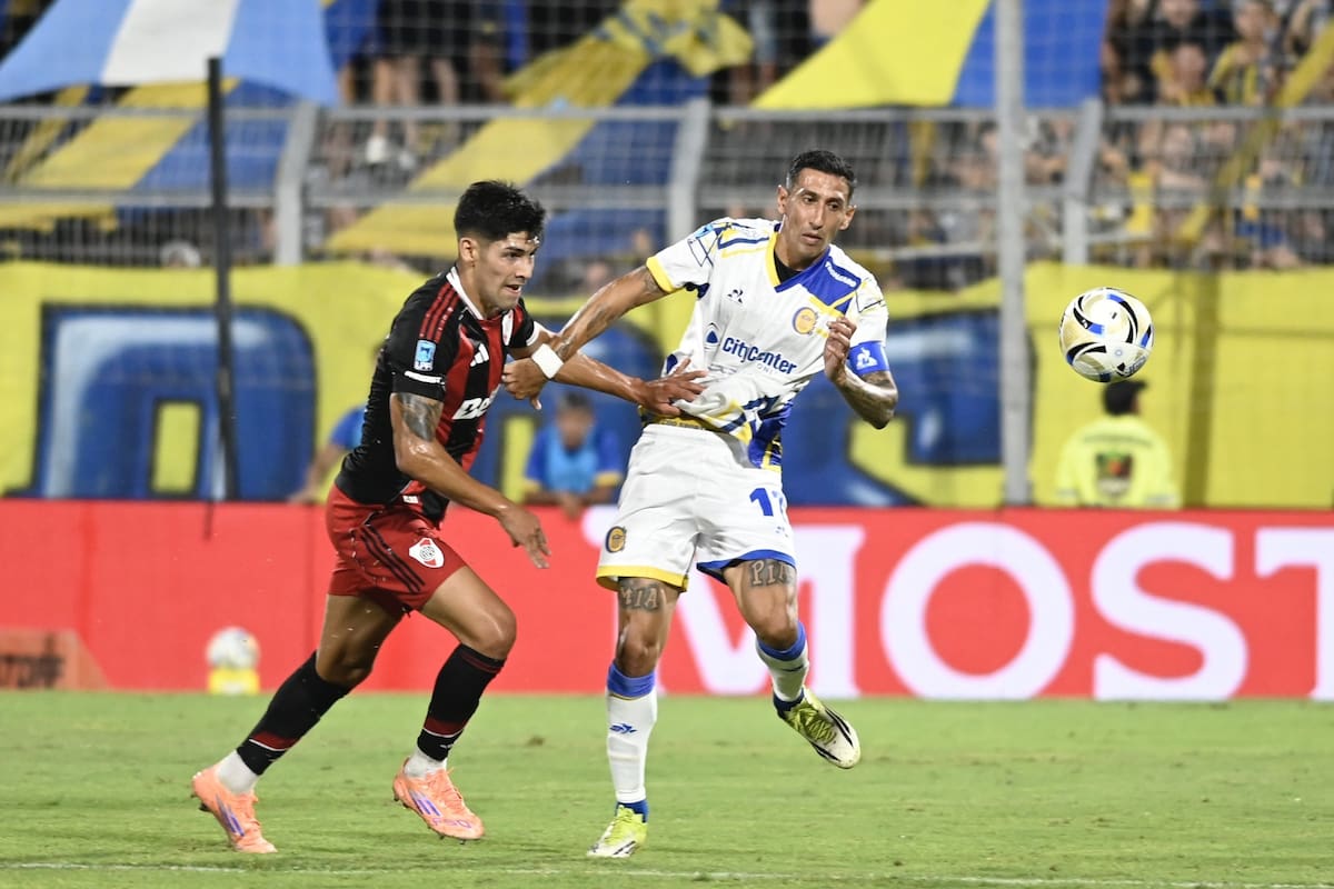 Lautaro Rivero y Ángel Di María se enfrentarán, pero esta vez en el Monumental, en el River vs. Rosario Central de este sábado, semifinal del torneo Apertura.