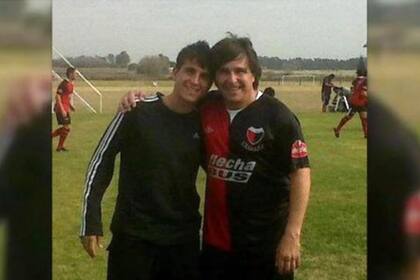 Lautaro Toresani con su papá