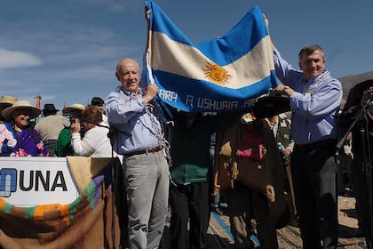 Lavagna y Morales lanzaron su alianza UNA en 2007 en Tilcara, Jujuy