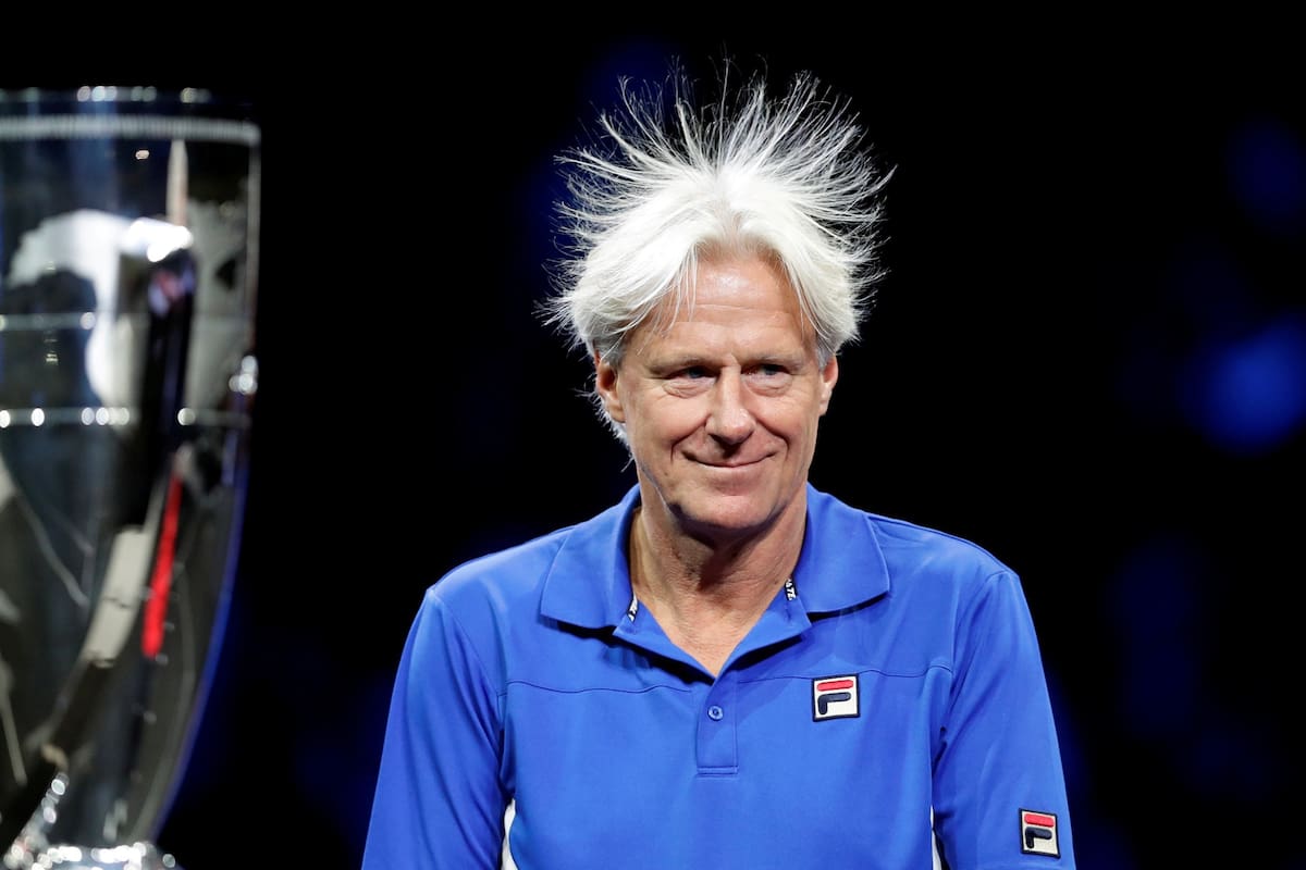 Laver Cup, show y leyendas del tenis, Björn Borg y el trofeo