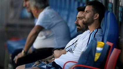 Lavezzi, anoche en San Juan