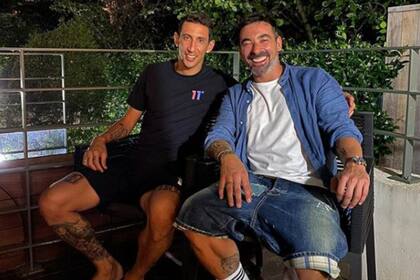 Lavezzi y Di María: el reencuentro de dos fanáticos del Canalla en París