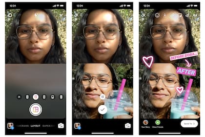 Layout es la herramienta que permite combinar varias fotos en una única publicación de Instagram Stories