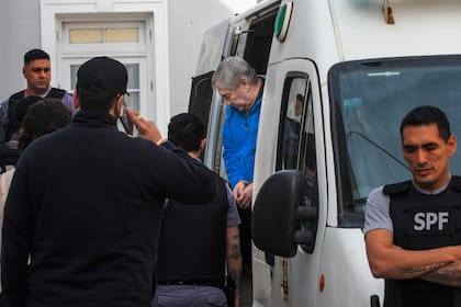 Lázaro Baez ingresa al Juzgado Federal de Río Gallegos