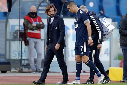 Lazio-Juventus, Pirlo y Ronaldo