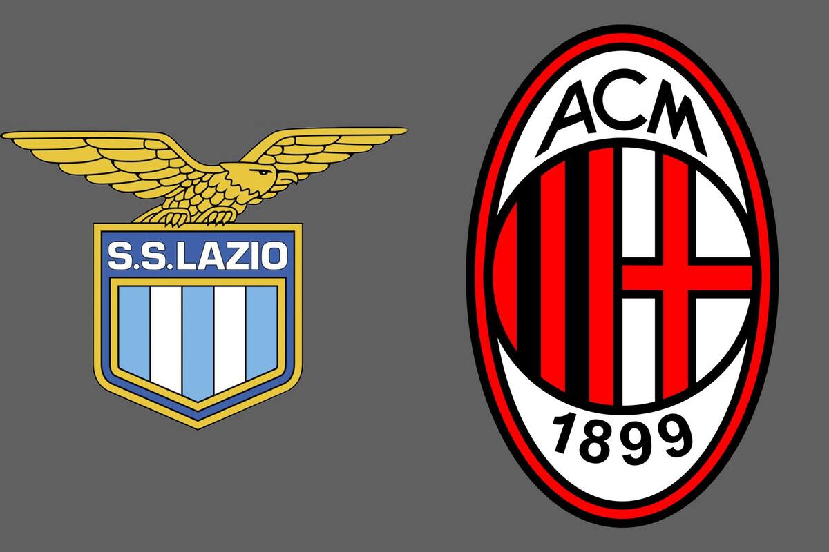 Lazio y Milan disputaron uno de los encuentros de la jornada del fútbol italiano
