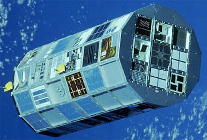 LDEF 1 que transportó las semillas al espacio