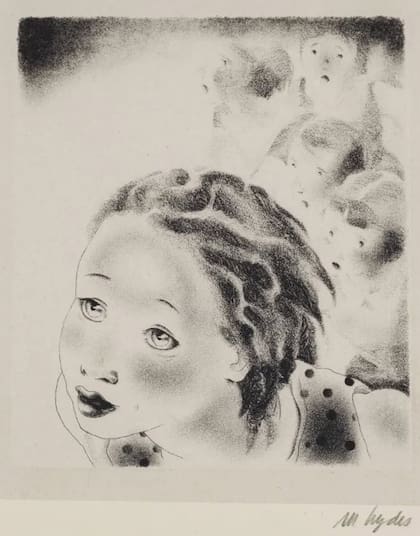 Le Chant des Amazones, París, 1931, litografía sobre papel.