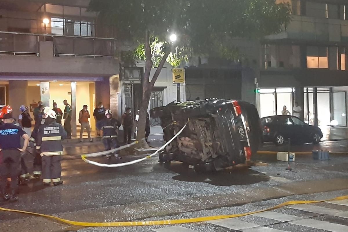 Le chocaron la camioneta al modelo Hernán Drago