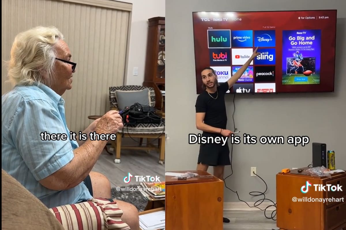 Le enseñó a su abuela cómo acceder a Netflix y se volvió viral