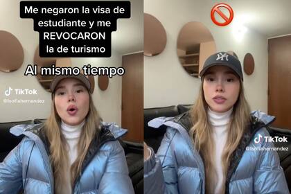 Le negaron la visa de estudiante y de paso le quitaron la de turismo que todavía tenía vigente