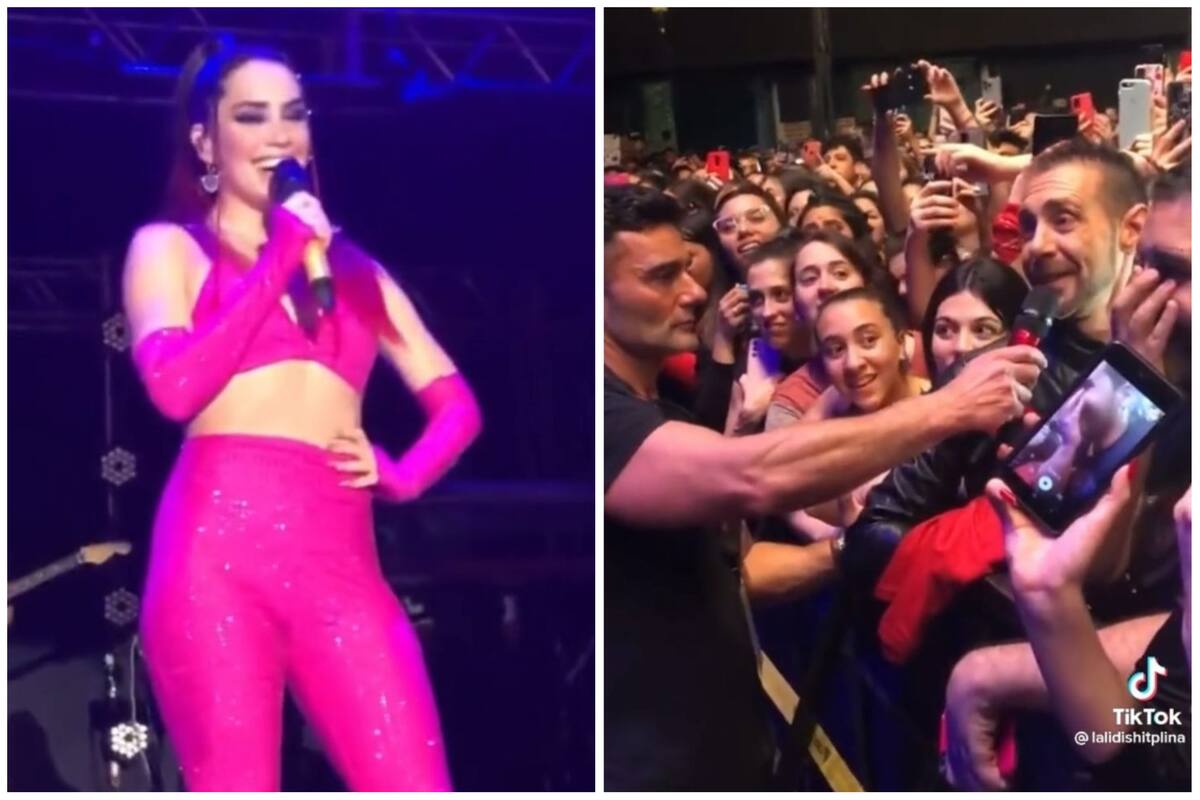 Le pidió casamiento a su pareja en pleno show de Lali Espósito y la cantante no pudo ocultar su emoción (Foto: Captura de TikTok)