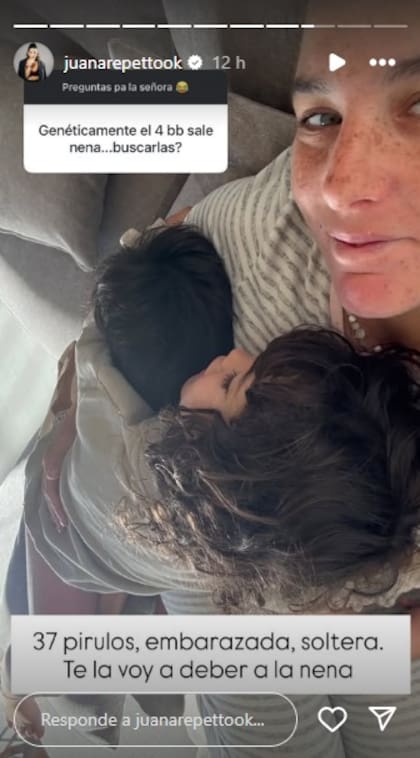 Le preguntaron a Juana si tendría una bebé más adelante y ella se negó