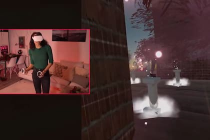 Le propuso matrimonio a través de un juego de realidad virtual (Captura video)
