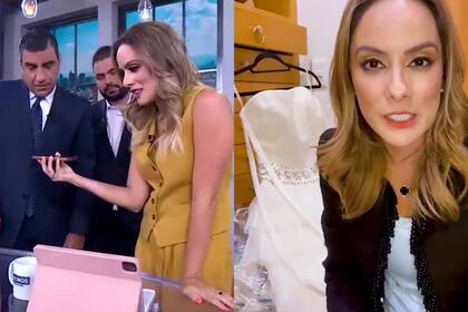 Le robaron el vestido de novia y recibió una propuesta inesperada de una conductora de TV