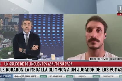 Le robaron la medalla olímpica a Felipe Del Mestre, jugador de Ruby Seven
