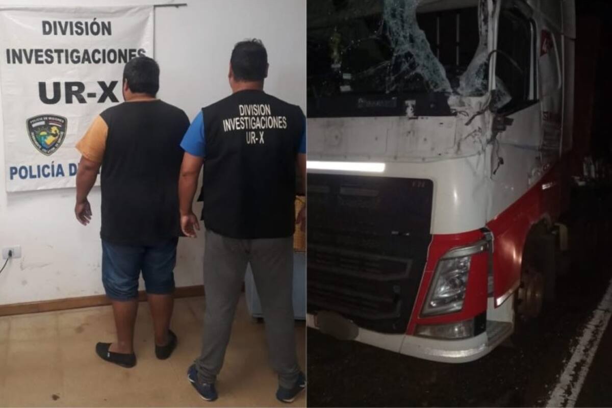 Le robó el camión a su jefe y lo chocó