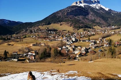 Le Sappey en Chartreuse, un pueblo en una de las montañas que rodea Grenoble. A 15 minutos de la ciudad.