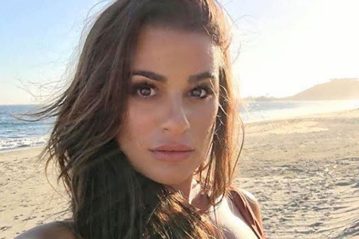 Lea Michele, al desnudo